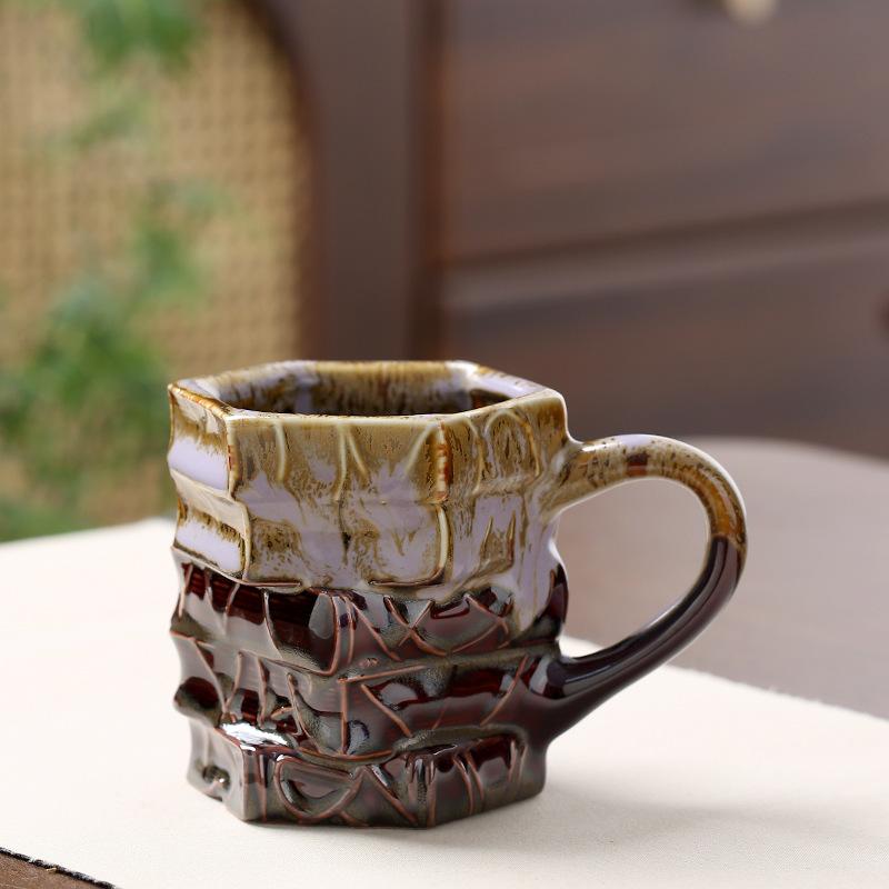 Painted Book Mug3D Painted Book Mug Ceramic Mug Mug Book Stacking Coffee Mug