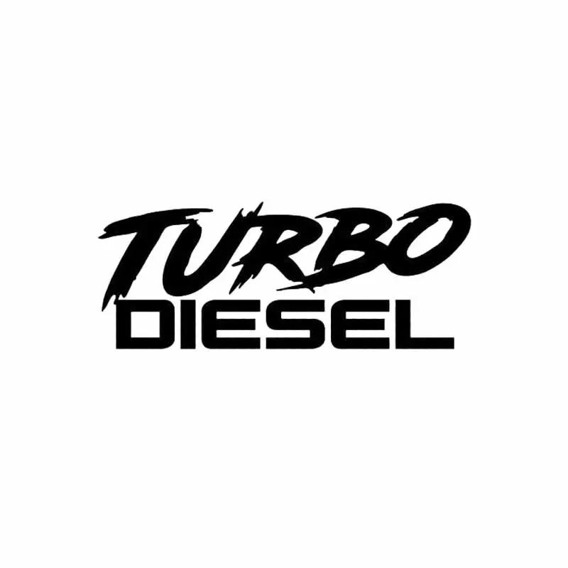 Funny Car Sticker Turbo Diesel Boosted Decor Waterproof Vinyl Decal for Chevrolet Aveo Opel Astra Mitsubishi,13cm*5cm li2