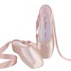 Girls Women Ballet Pointe Shoes Ballerina Adult Professional Satin Canvas Pink Ballet Dance Shoes