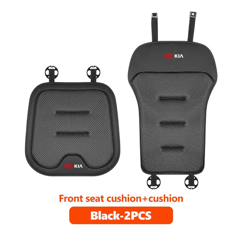 AMT2 Non-slip Car Seat Cushion Breathable Seat Height Increase Pad Backrest Mat For KIA Cadenza Carens Carnival Cerato Ev6 FORTE K5