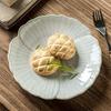 Retro Solid Color Ceramic Plates Creative Irregular Dessert Snacks Plate Delicious Dishes Dining Plate Exquisite Home Tableware