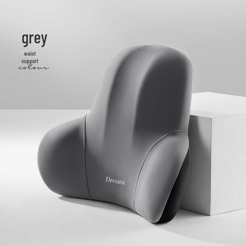 Комплект подголовника и подушки для шеи в автомобиль с пеной с эффектом памяти для максимального комфорта и защиты поясницы.