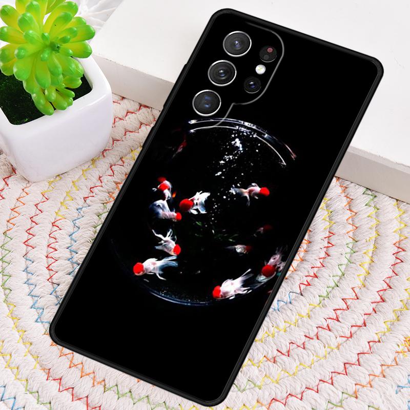 Японская рыба Кои Арт Силиконовый Чехол для Телефона Для Samsung Galaxy note 10 pro S26 S25 S24 S23 S22 S21 Plus S25Ultra Capa Чехол