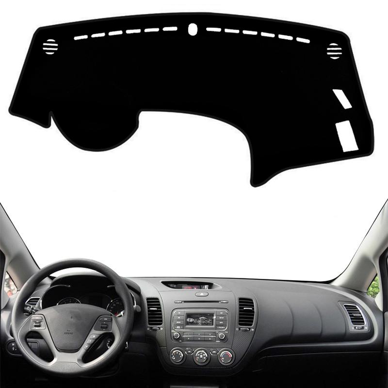 Стайлинг автомобиля для KIA Forte Cerato K3 Vivaro 2013-2015 2016 2017 2018 Накладка на приборную панель Коврик на панель Защита от солнца Защита ковра Анти-УФ