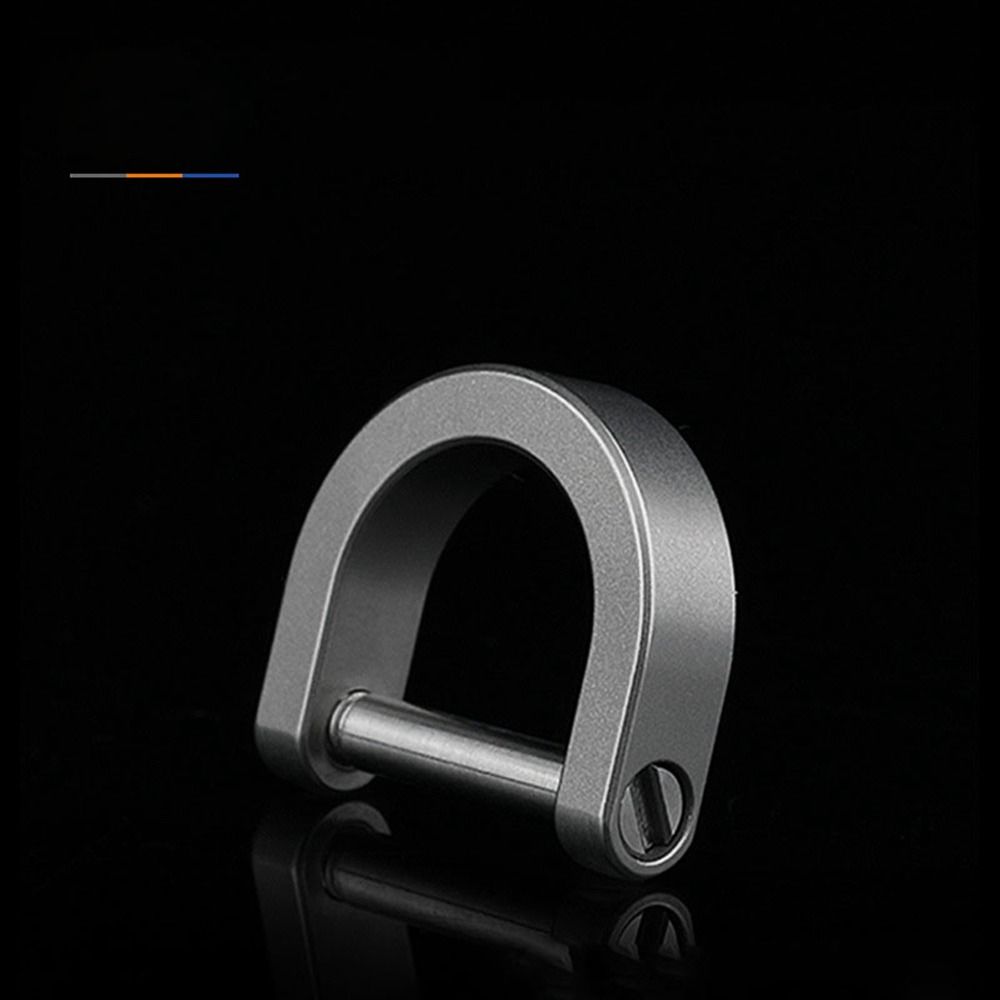 High Quality Carabiner Horseshoes D Bow Staples 3 Sizes Shackle Key Ring Outdoor Accessories