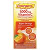 Vitamin C, Flavored Effervescent Drink Mix, Super Orange Flavor, 1,000 Mg, 30 Packs, 9.1 G (0.32 Oz) Each