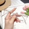 Retro 4-color Women's Trend Office UV Protection Round Glasses Fashion Street Shooting Flat Mirror