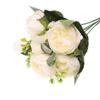 Supplies Wedding Home Ornament Silk Peony  Rose Bouquet Artificial Flowers  Party Decoration