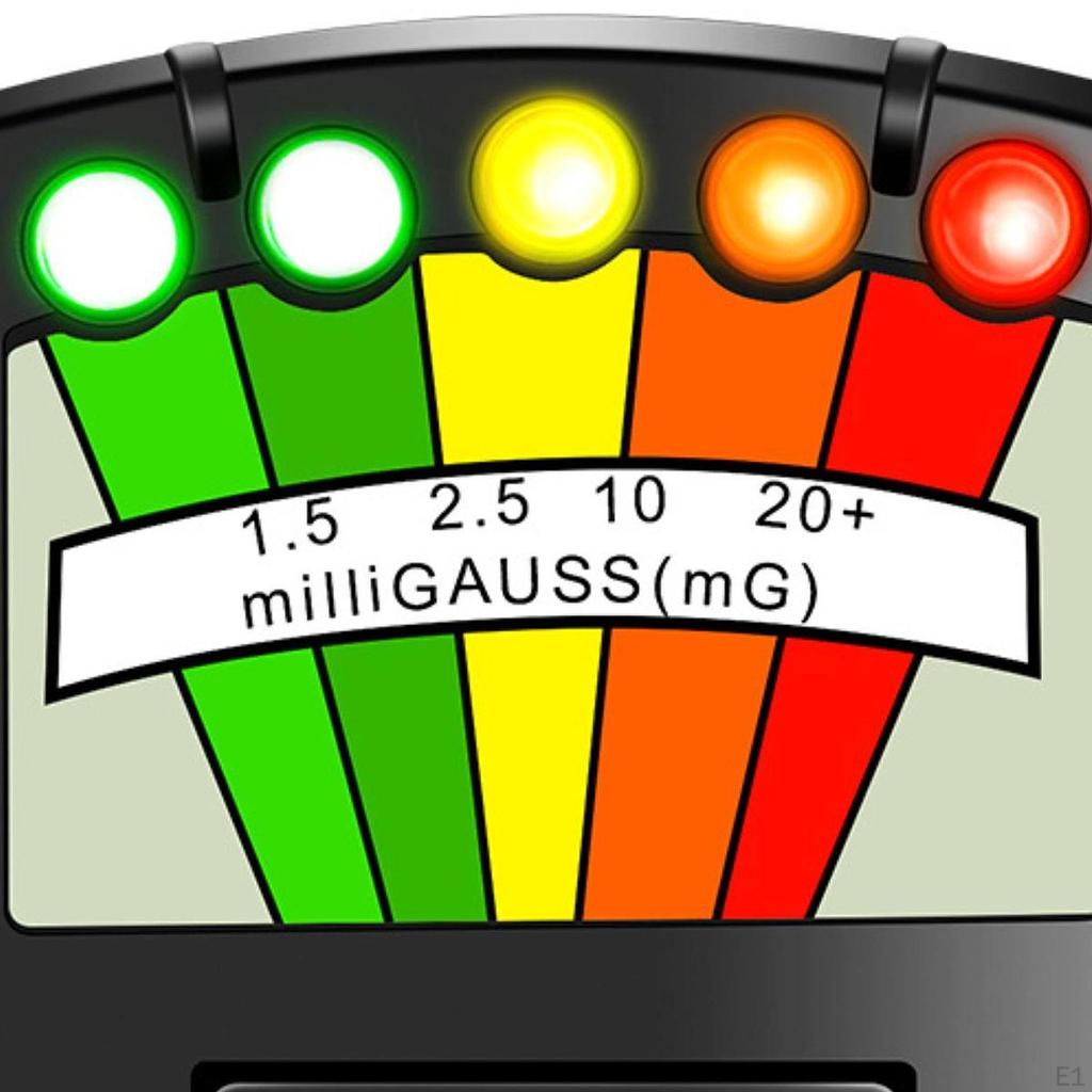 EMF Meter Tester 0-20+MG Handheld Electromagnetic Field Radiation Detector for