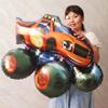 JIUJIU Blaze and Monster Machine Printed Balloons Foil Balloon Birthday Party Decoration Balloon