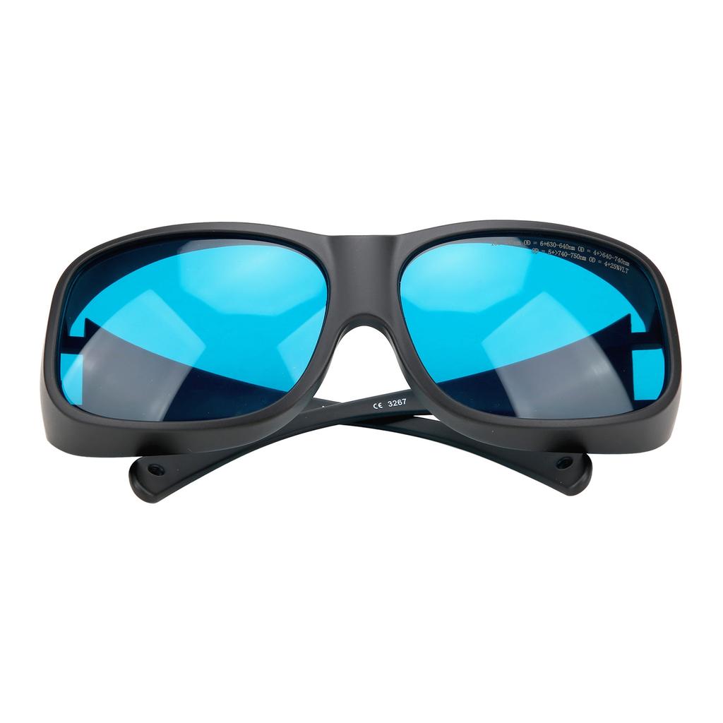 650nm Laser Safety Goggles Anti Laser Glasses with Wrap Around Design Fit Myopia GogglesBlack