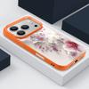 Чехол с розовым белым цветочным узором для iPhone 17 Pro Max Funda iPhone 16 Pro Max 15 14 13 12 11 Air 16E Силиконовая крышка с текстурой кожи