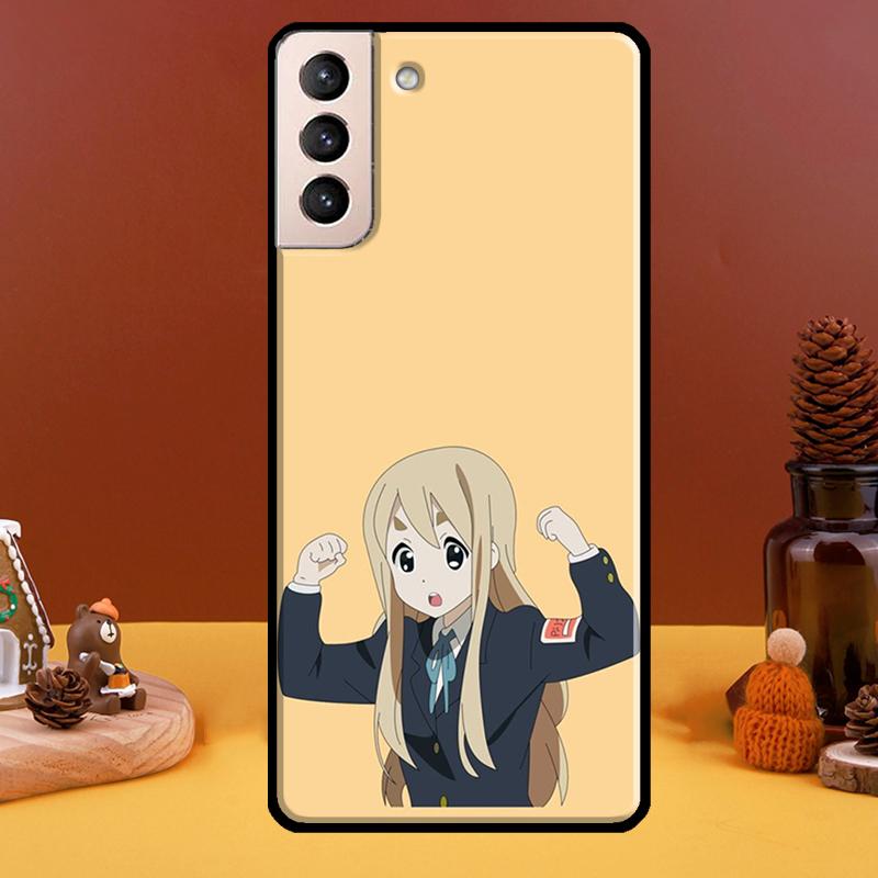Кей, давай! Чехол Hirasawa Yui для Samsung Galaxy S21 Ultra S20 FE S8 S9 S10 Note 10 Plus Note 20 S22 Ultra Cover