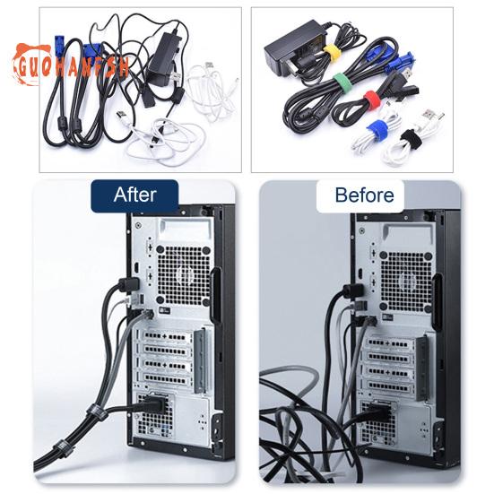100 шт., ремень для прокладки кабелей, противозапутывающая лента, нейлоновые кабельные ремни, проволочные стяжки, прокладки кабелей, товары для дома