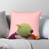 Its Okay Nanalan Mona Square Pillowcase Polyester Linen Velvet Pattern Zip Decorative Throw Pillow Case Bed Cushion Case