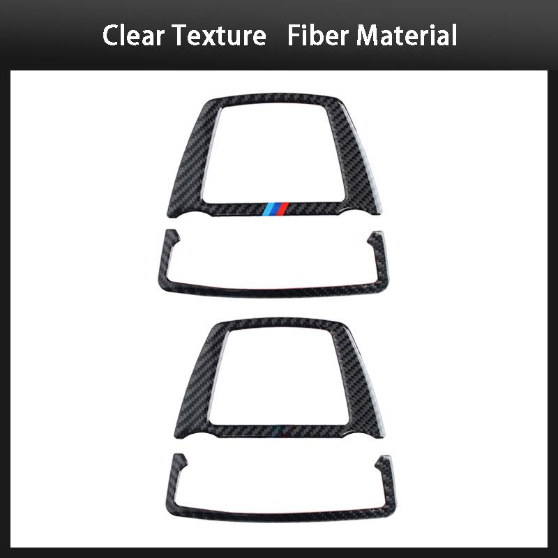 Углеродное волокно, лампа для чтения переднего ряда автомобиля, декоративные наклейки, Стайлинг автомобиля для BMW 5 серии F07 F10 5gt F26 F25 X3 X4 