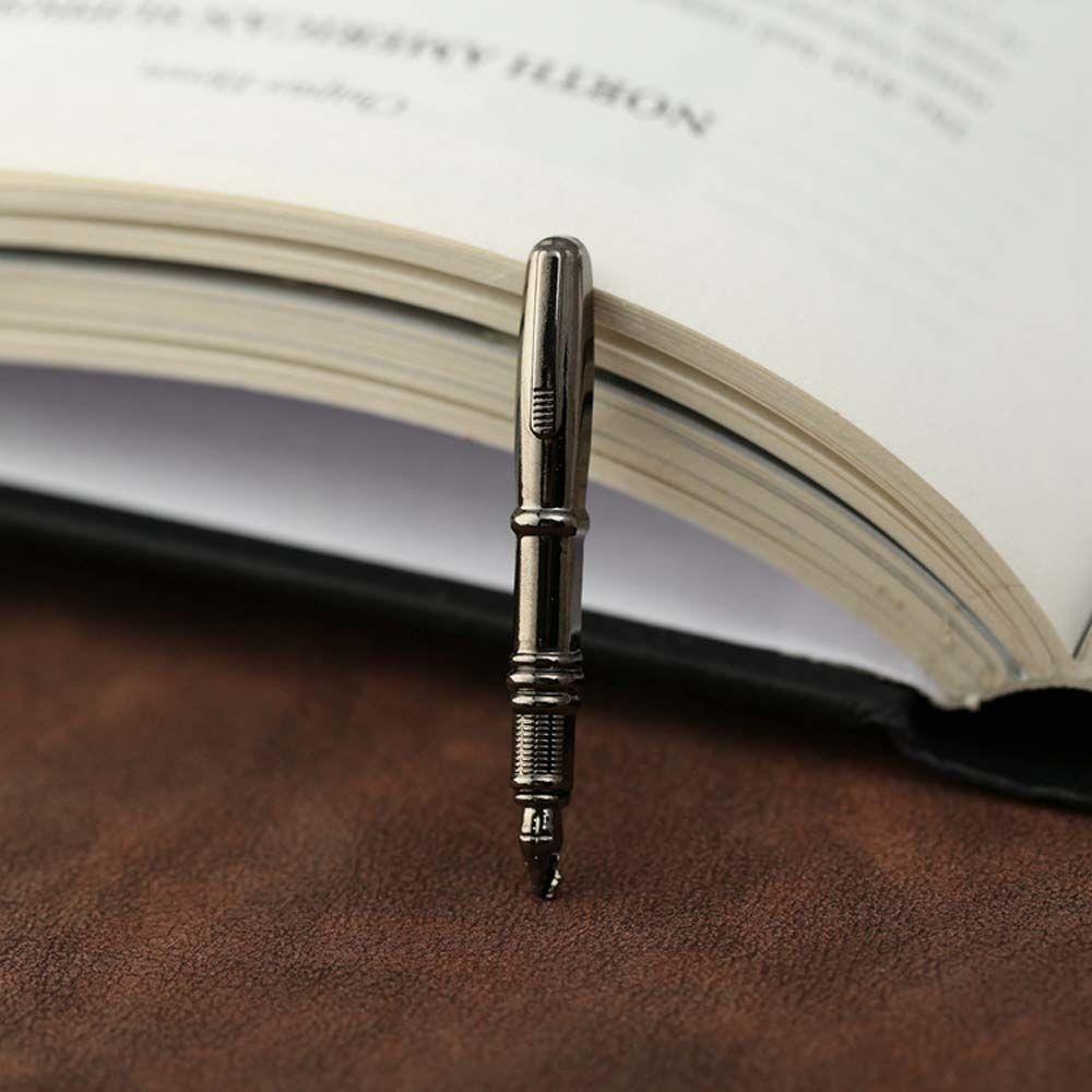Pen Shape Tie Pocket Button Gold Color Men Brooches Pen Shape Brooch Korean Style Suit Shirt Brooch