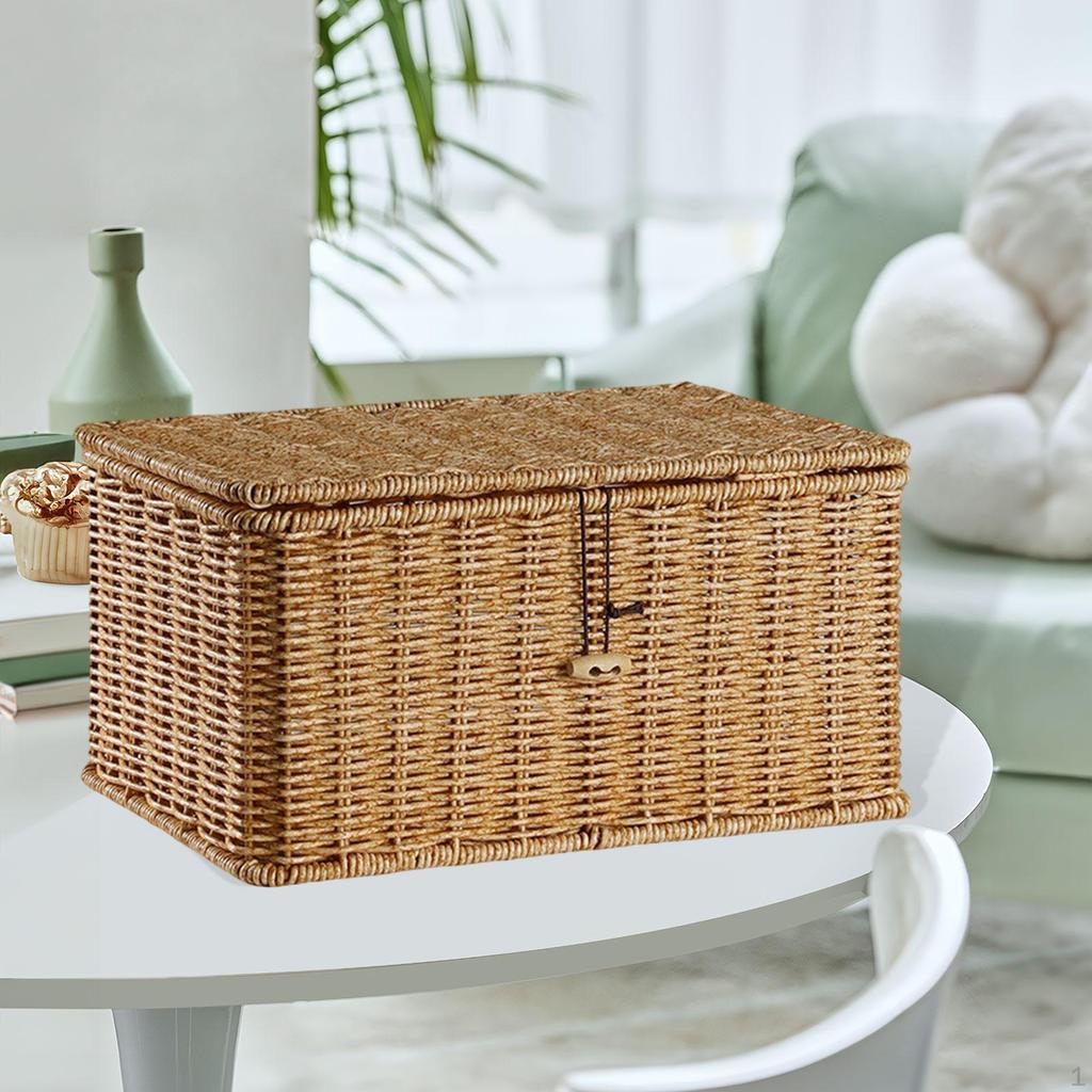 Прямоугольный контейнер с крышкой для организации дома на пеленальном столике и кухонной поверхности