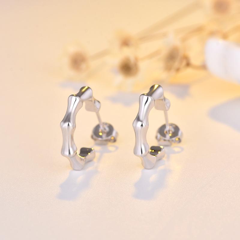Женские серьги-гвоздики Sun Bamboo Joint Jewelry