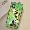 Чехол с милым мишкой-пандой Для Oppo A76 A96 A16 A17 A18 A60 A80 A40 A38 A58 A78 A98 A94 A74 A54 A15 A57 A77 A5 Pro