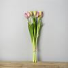 Искусственный цветок тюльпана Real Touch, 7 головок, искусственный букет, искусственный цветок для свадебного украшения, цветы, домашний декор для вечеринки
