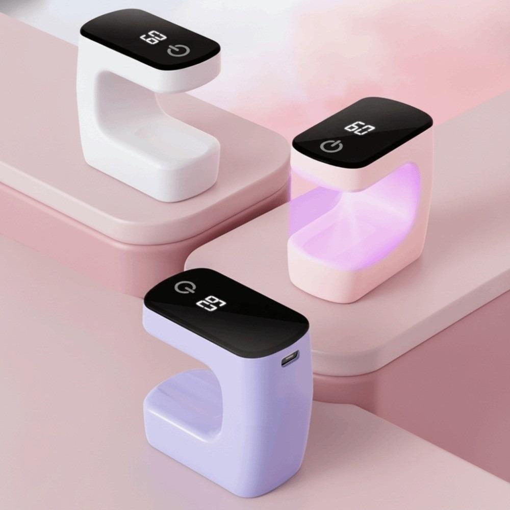 UV LEDs Nail Drying Lamp USB Rechargeable Flash Curing Lamp Mini UV Nail Care Lamp Gel Nail