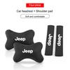 Для автомобиля Jeep Защитные накладки на ремень безопасности Плечевые накладки Подголовник для шейного отдела позвоночника Подушка для шеи Для Jeep Renegade Wrangler JL JK Gladiator G