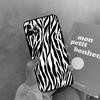 Zebra Skin Case For 17 Air iPhone 18 16 15 14 13 12 11 Pro Max 12 mini XR 15 16 Plus 16e Back Cover Shell