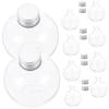 Holibanna 10pcs Clear Spherical Bottles, Light Bulb Drink Bottles, Light Bulb Candy Containers, Yogurt Containers, Plastic Smoothie Bottles, Clear Fak