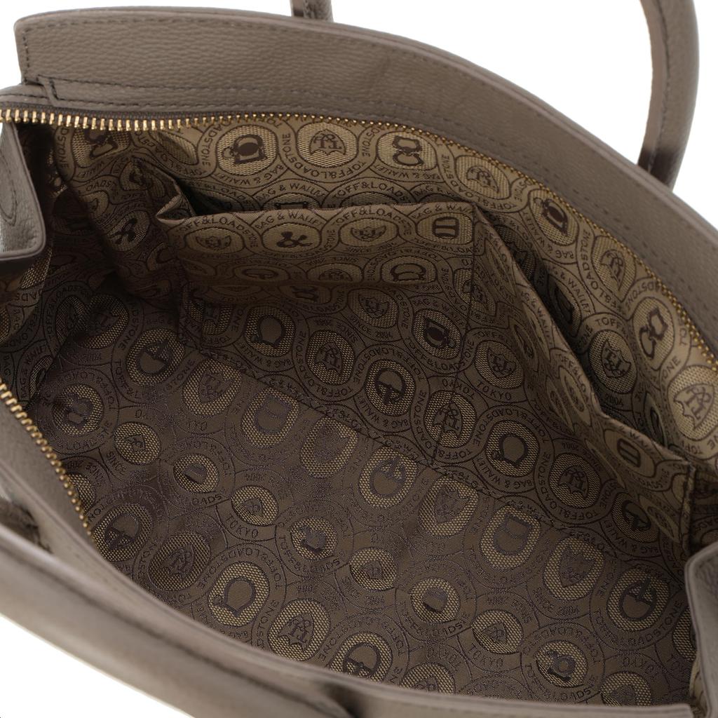 И Jolly Light Shrink Сумка с тиснением на плечо из коровьей кожи Один размер Etoupe Greige [Toff Lodestone] (M)