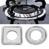 Aluminium Stove Protector Cover Gas Stove Stovetop Mat Stove Burner Liner Cleaning Foil Pad