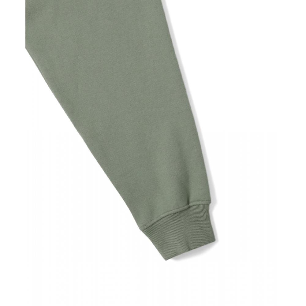 Это никогда не тот свитшот с открытым воротником светло-оливковый