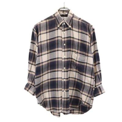 INDIVIDUALIZED SHIRTS Клетчатая рубашка с рукавом 7 минут Мужская Б/У