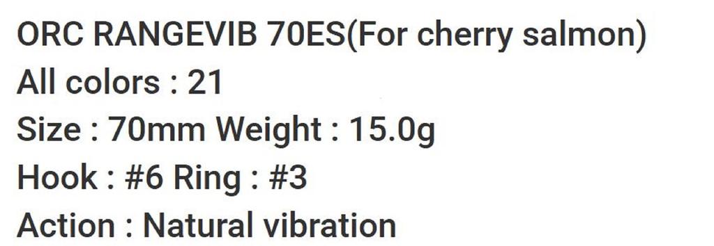 Bassday ORC Range Vibe 70 ES Extra Тонущая вибрационная приманка 2024 (5513)