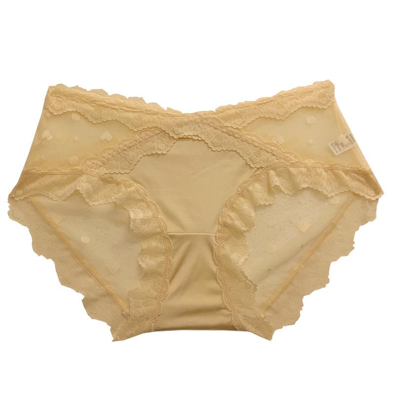 Женские трусики, женское нижнее белье, дышащие прозрачные сексуальные трусы со средней талией и подтяжкой бедер