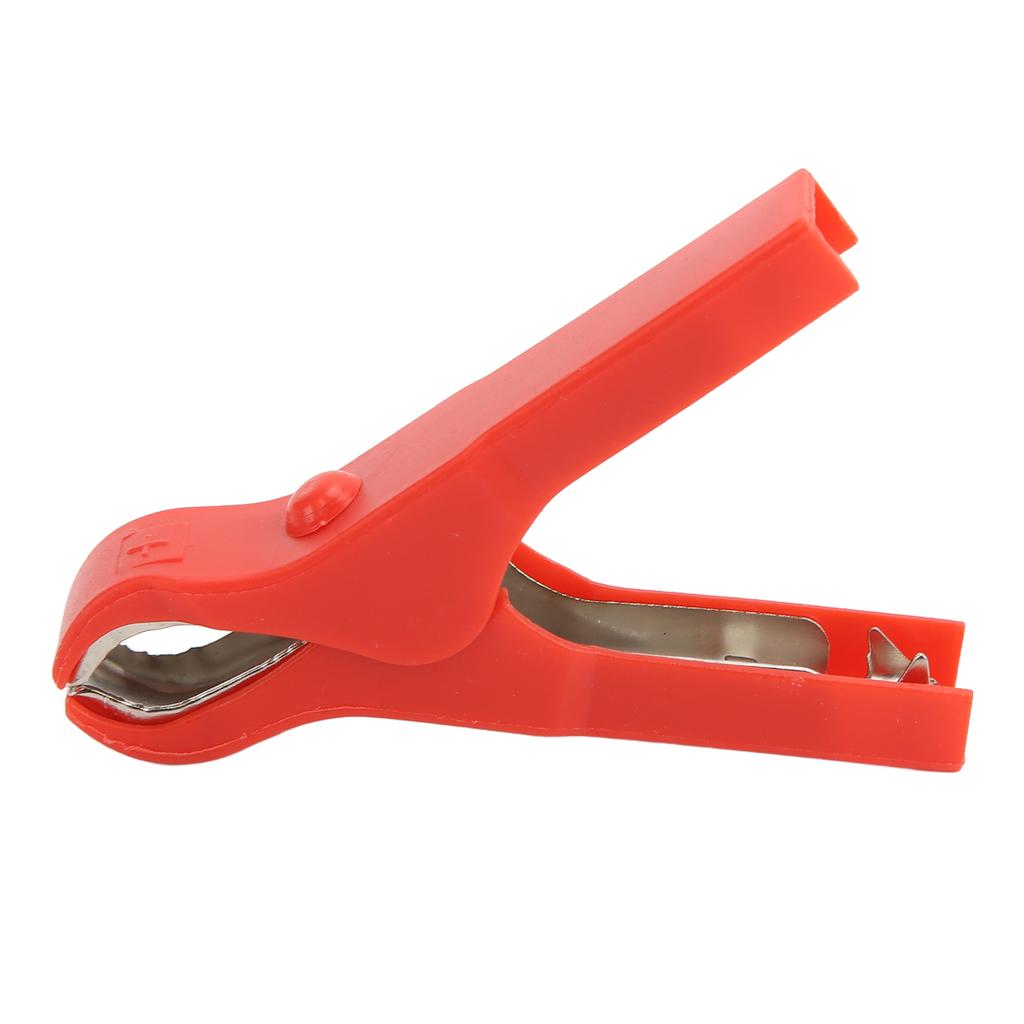 10pcs Electric Clip Stainless Steel Spring Design Strong Clamping Steel ABS Material Safe Charging Clamp for Wires