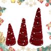 Tabletop Christmas Tree Beautiful Artificial Christmas Tree Non-Woven Fabric Christmas Tree Miniature Christmas Figurines Unique