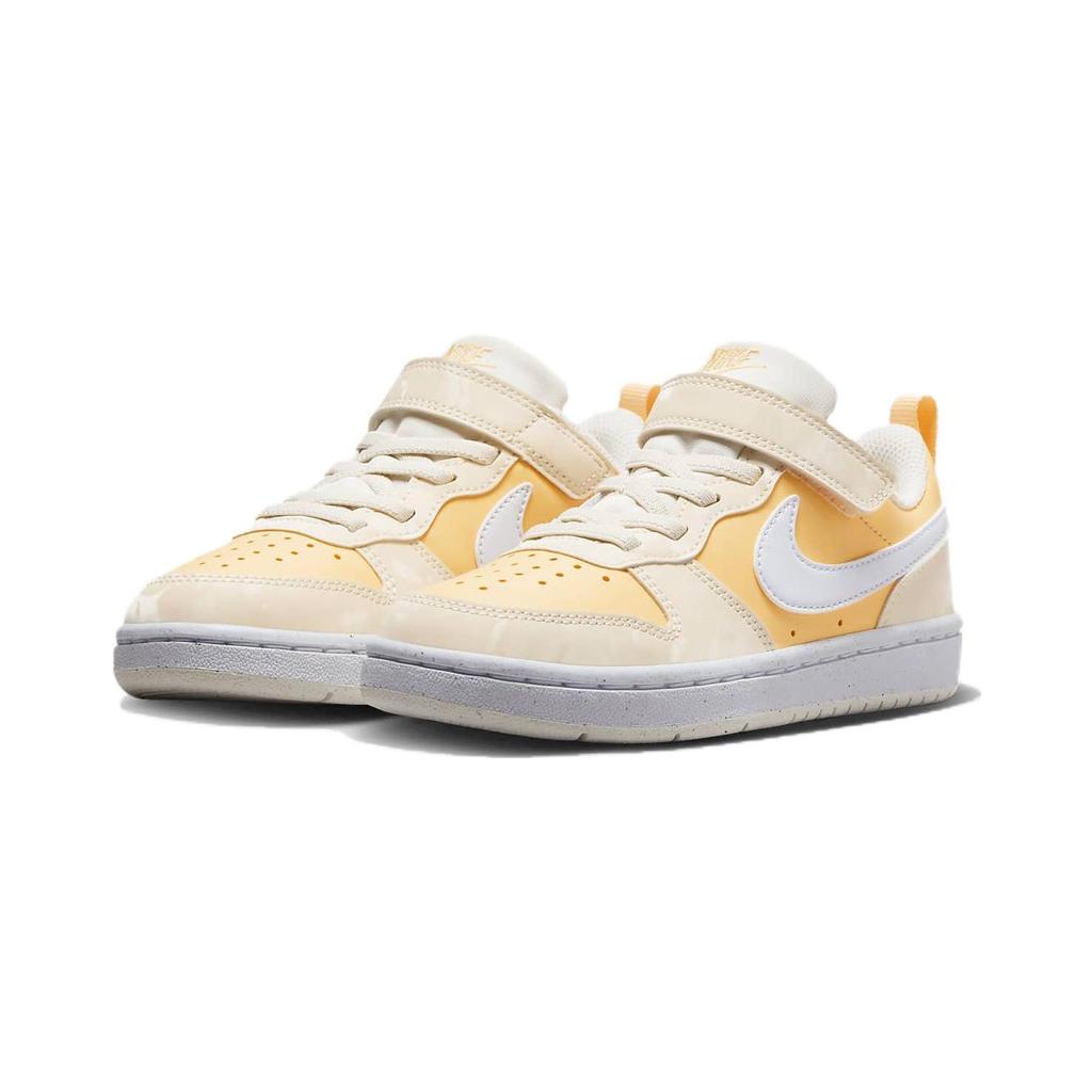 Nike Court Borough Low Recraft PS Pale Ivory Melon Tint Kids Sneakers Cream White Football-Grey DV5457-107