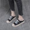 Fisherman Shoes Women's 2025 Summer New Breathable Lazy One-pedal Slippers Casual Flat Lace Fashion Mesh Shoes