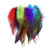 Rooster Feather 3-5inches for Crafts Grizzly Chicken Saddle Fly Tying Feather Dream Cather Jewelry Earring Accessory