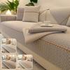 1/2/3 Seater Chenille Anti-slip Sofa Towel Anti-Cat Scratch Sofa Cover for Living Room Corner Couch Cushion Minimalist Couch Pad