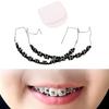 Temporary Tooth Decoration Practice Prop,Supplies Metal Bracket for Students