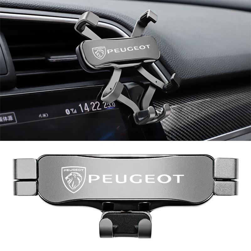 1Pcs ABS Car Phone Holder 360 Rotation Gravity Auto Grip Bracket For Peugeot 206 307 308 207 3008 208 407 508 2008 5008 301 406