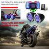HY-008 Мотоциклетная Bluetooth-совместимая акустическая аудиосистема Handsfree TF Радио USB Зарядное устройство