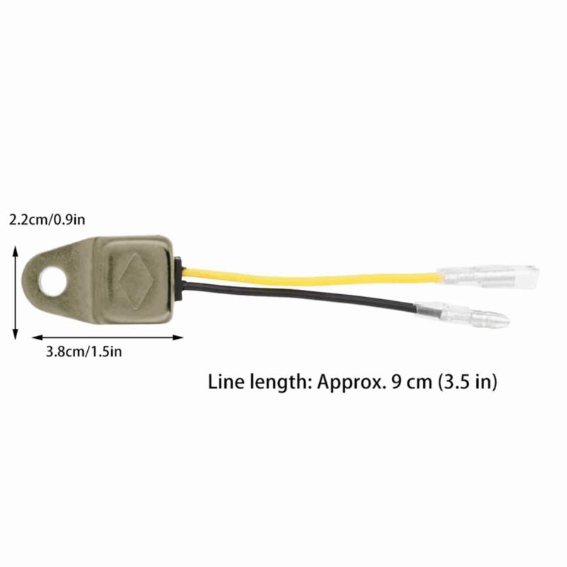 5PCS Universal Low Oil Sensor Gold Compact Low Oil Alert Metal and plastic for Honda GX160/GX200/GX240/GX270/GX340/GX390