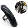 Universal Motorcycle Front Wheel Fender Retro Black Metal Tire Position Mudguard Splash Guard For Honda CG125 Cafe Racer