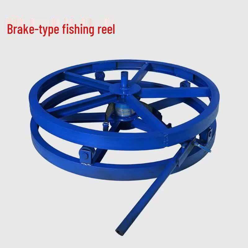 Reinforced Horizontal Cable & Fiber Optic Release Reel with Brake