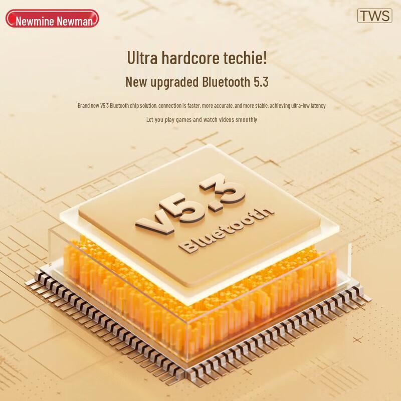 Newmine T11 AI Hi-Fi Noise-Cancelling Wireless Earbuds