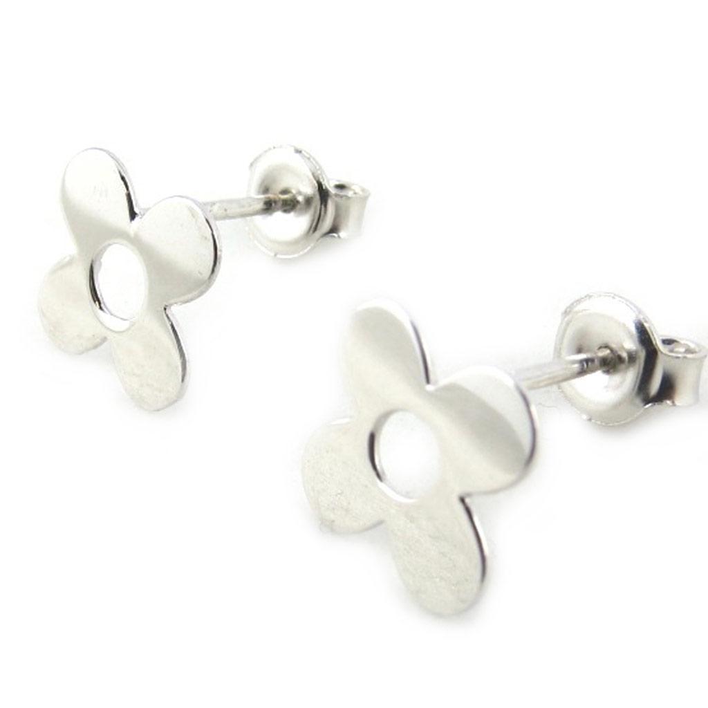 Les Trésors De Lily [N2221] - Серебряные серебряные серьги «Флора»