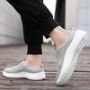 Fashion Men Mesh Half Slippers Non-Slip Soft Sole Flat Shoes Wear-Resistant Casual Walking Shoes for Adults Travel Walking Outgoing Play